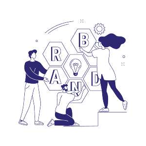 Brand marketing illustration